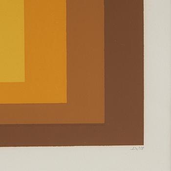 Josef Albers, Untitled, from: "Hommage auc carré".
