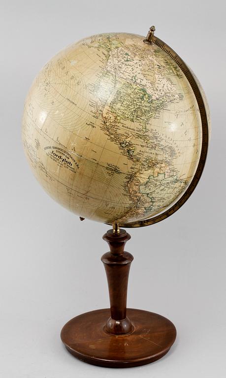 JORDGLOB, Svenska bokhandelscentralen, AB:s Stockholm, 1900-talets första hälft.