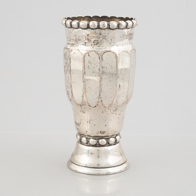 Pokal, silver, Danmark 1916.