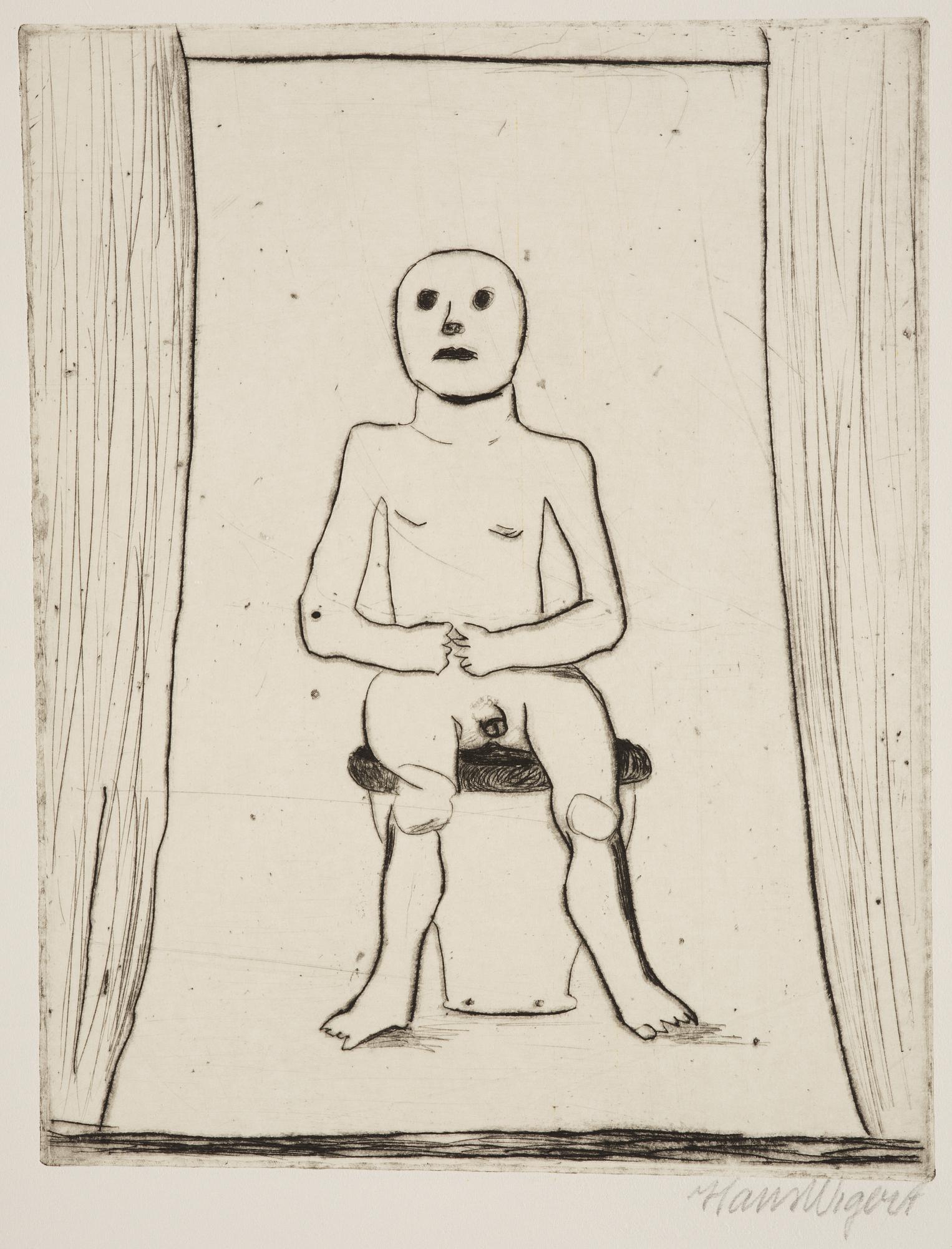 Hans Wigert, Nude.