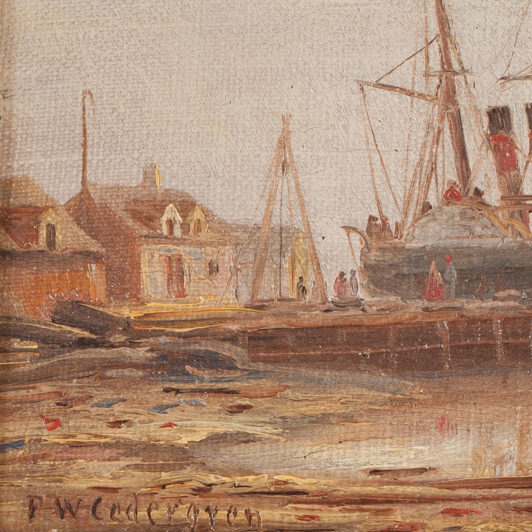 PER WILHELM CEDERGREN, olja på duk. Sign.