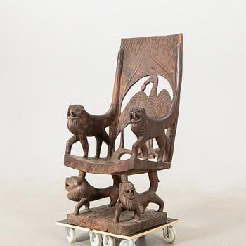 Throne/armchair, Togo mid-20th century.
