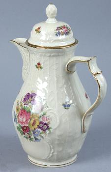 KAFFESERVIS, 27 delar, porslin, "Sanssouci", Rosenthal.