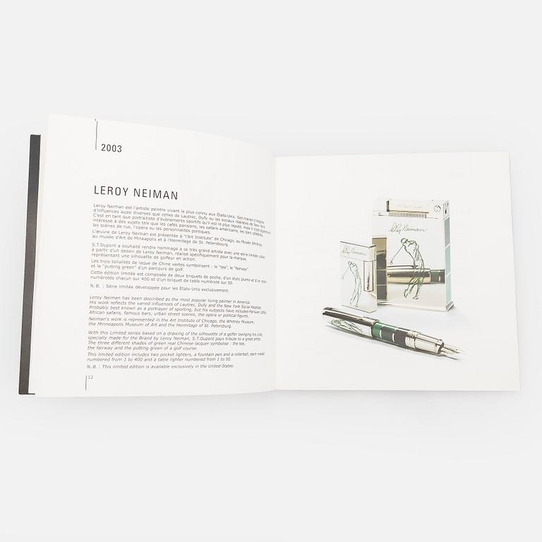 S.T.Dupont, LeRoy Neiman, tändare, limited edition, "Golf", 2003.