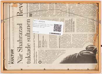 SVEN LJUNGBERG, 2 st, oljor på pannå, signerade och daterade -95.