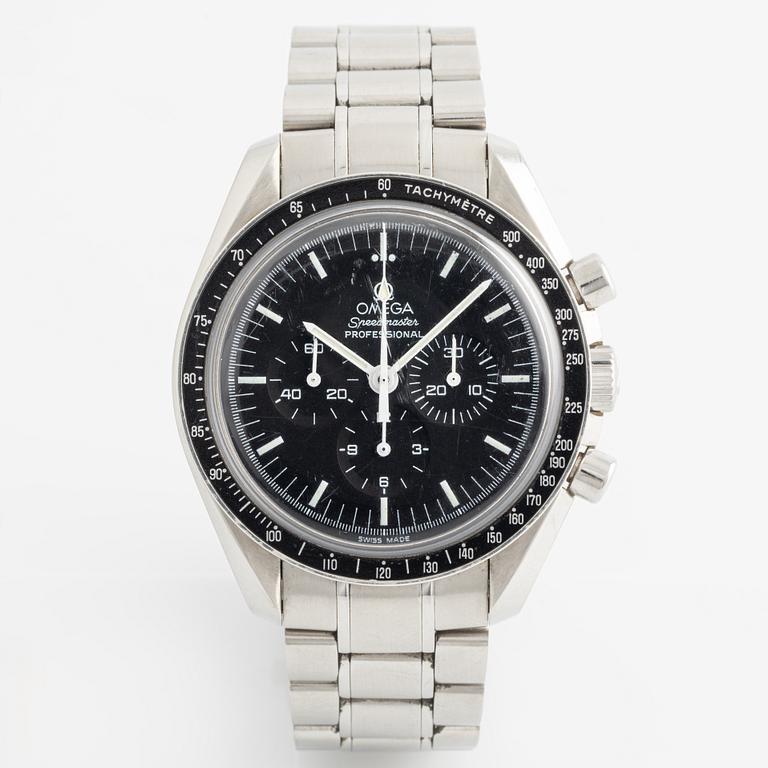 Omega, Speedmaster, Professional, "Moonwatch", chronograph, wristwatch, 42 mm.