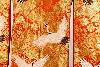 A 20th century Japanese wedding kimono.