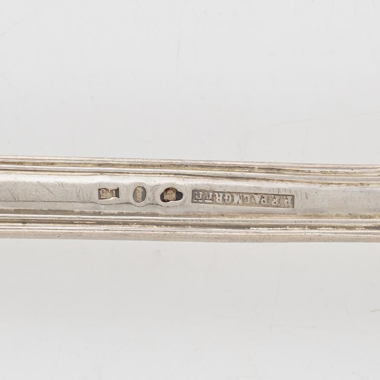 Raguskedar, 3 st, silver, Sverige 1800-tal.