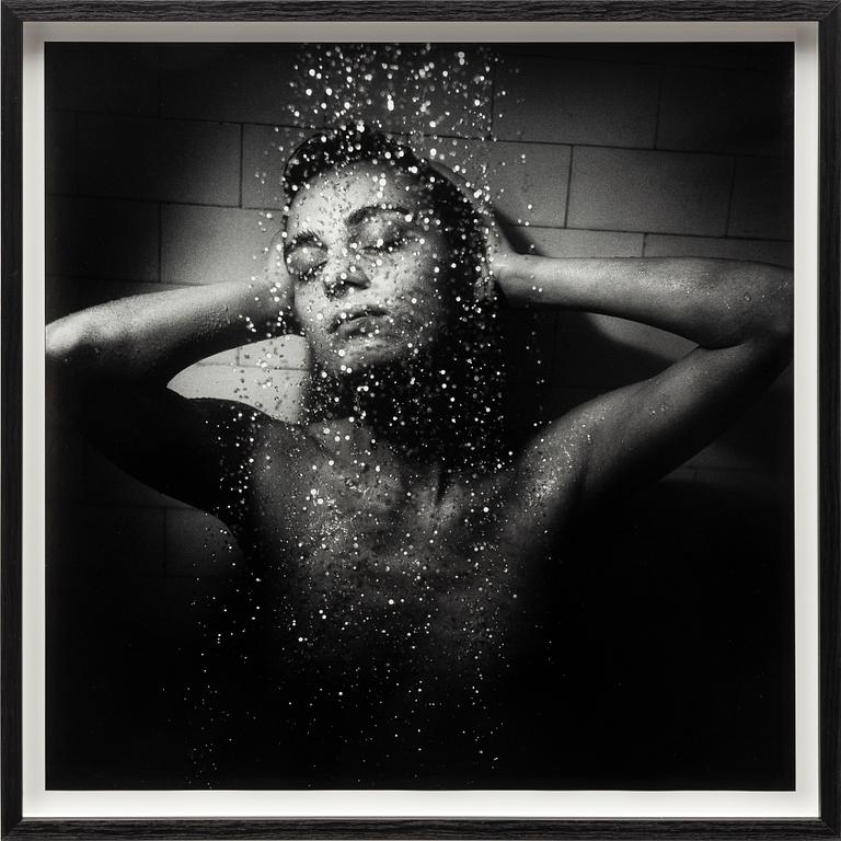 Robert Zuckerman, "Bianca Magic Shower, NYC".