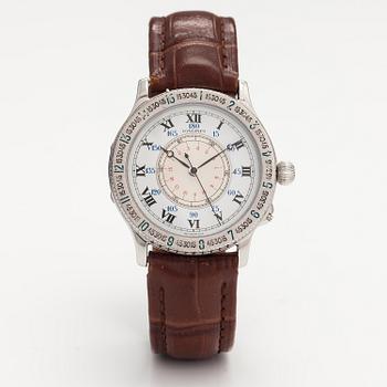 LONGINES, Lindberg hour angle, wristwatch, 38 mm.