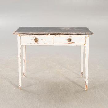 An early 1900s painted table.