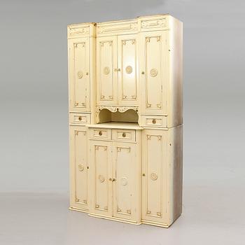 A painted cupboard, second half of the 20th century.