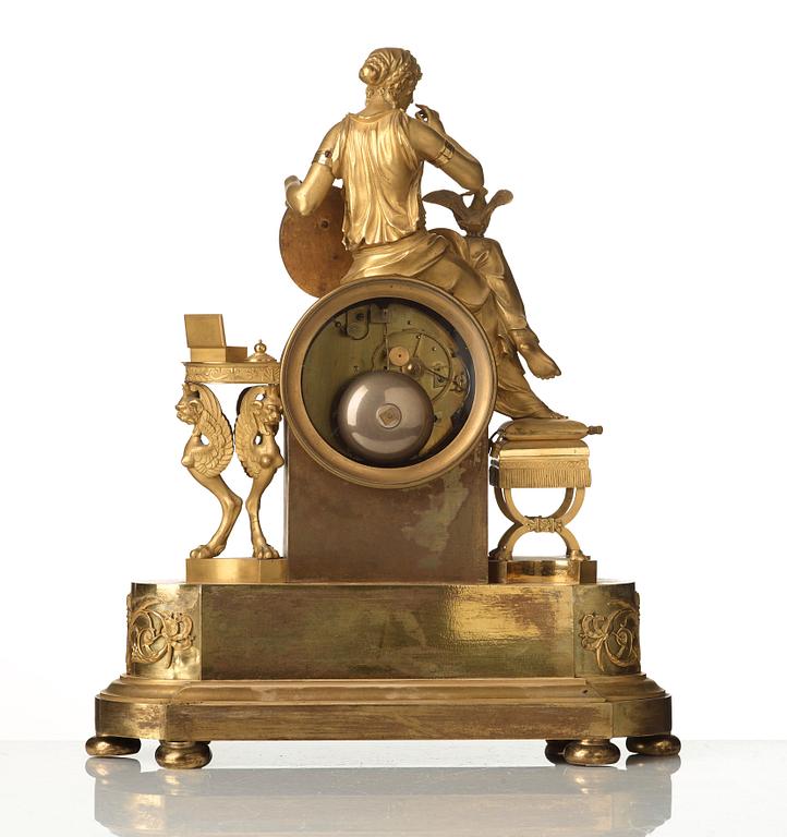 A French Empire early 19th century mantel clock.