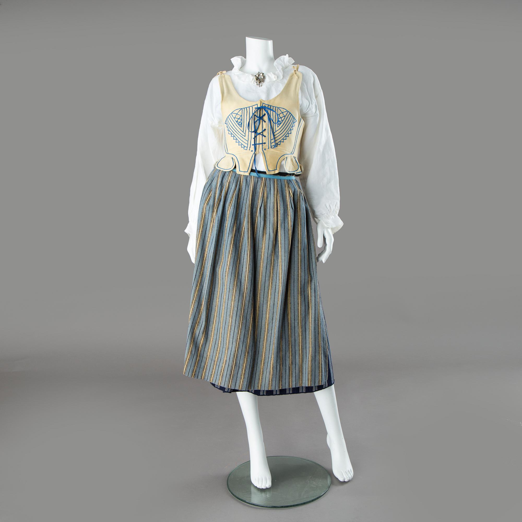 FOLKDRÄKT, Västmanland.