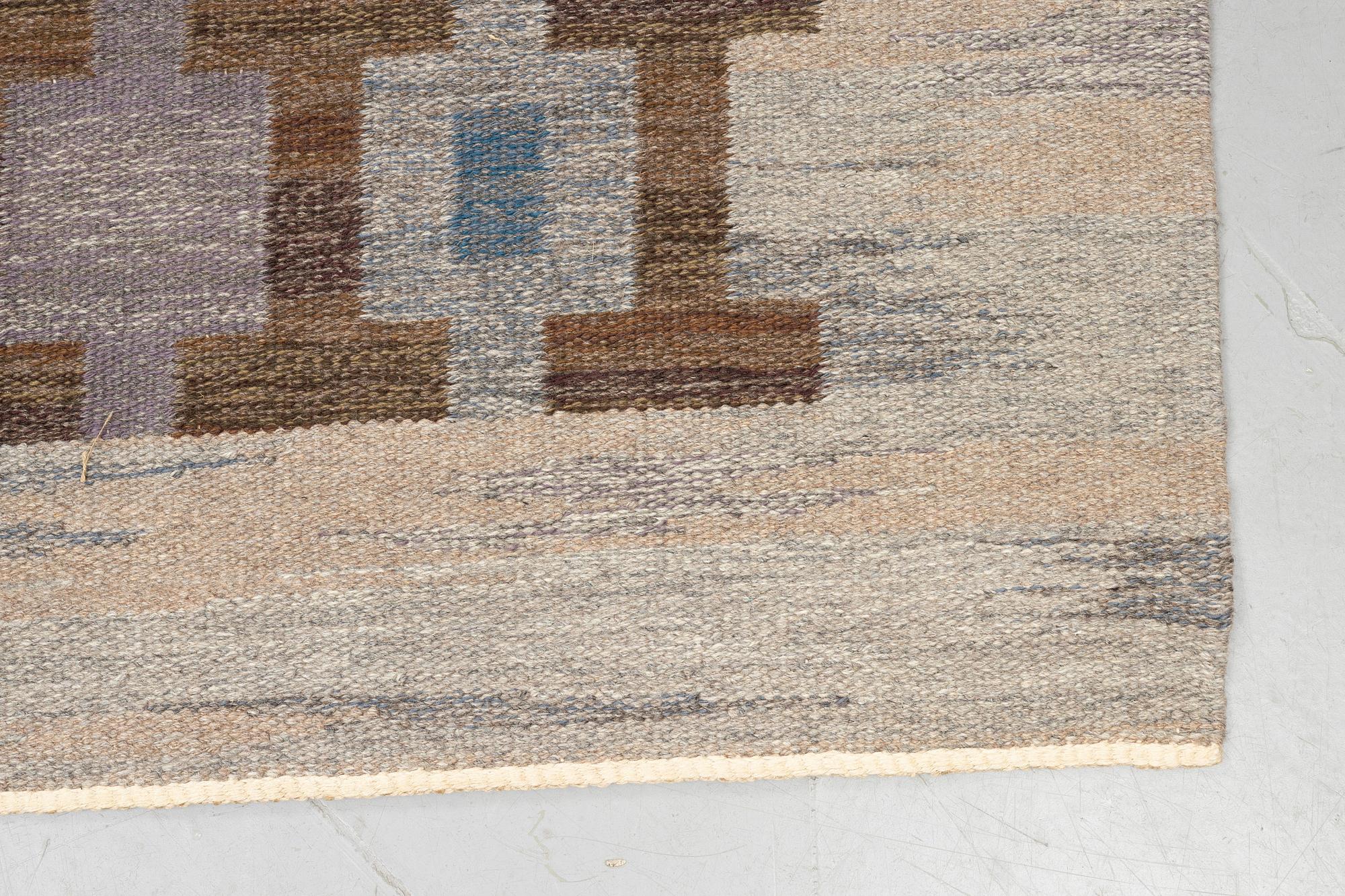 Judith Johansson, matta, "Gång", rölakan, ca 237,5 x 168 cm, signerad JJ.