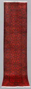 An Afghan runner, so called Khan Mohammadi, ca 297 x 78 cm.