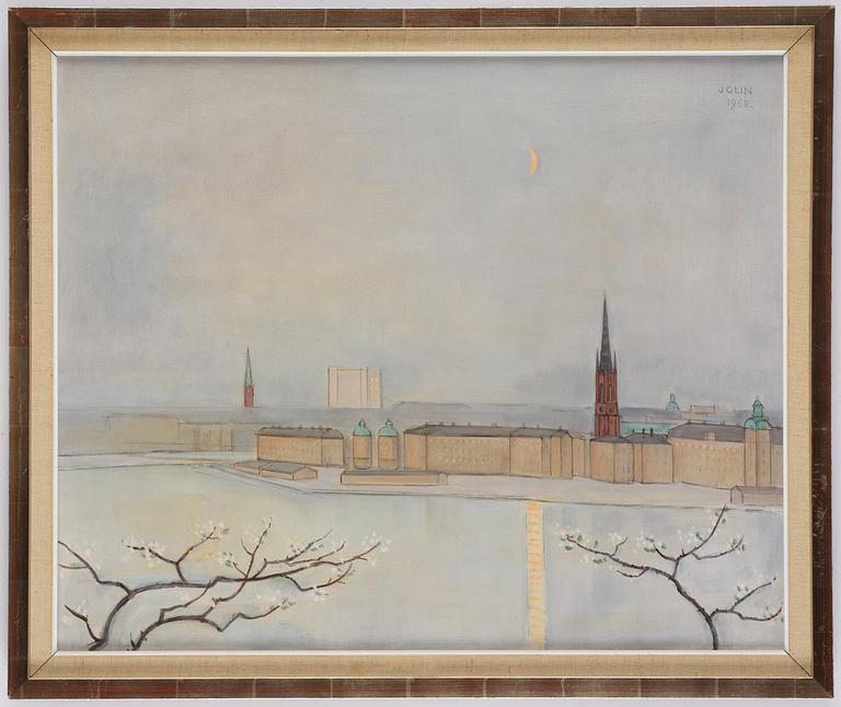 Einar Jolin, View of Riddarholmen.