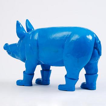 William Sweetlove, "Cloned blue father pig" (Blue).