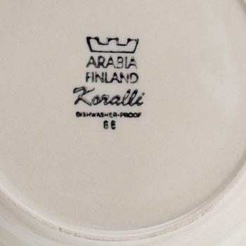 Ulla Procopé, a set of 36 service parts, "Koralli", Arabia, Finland.