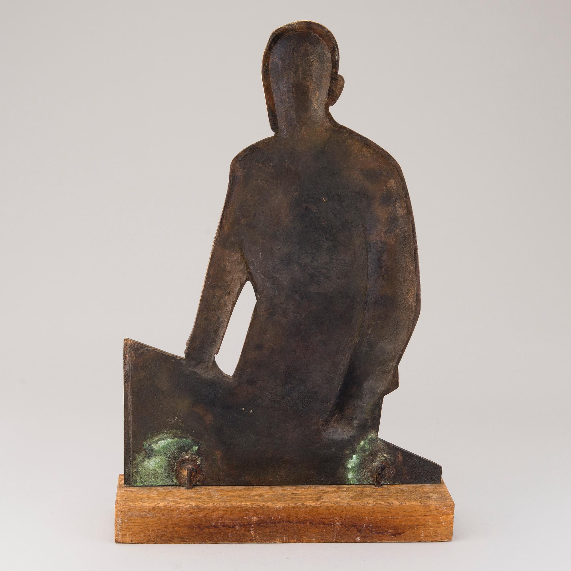 TEA HELENELUND-SUOMINEN, bronze, signed and dated -51.