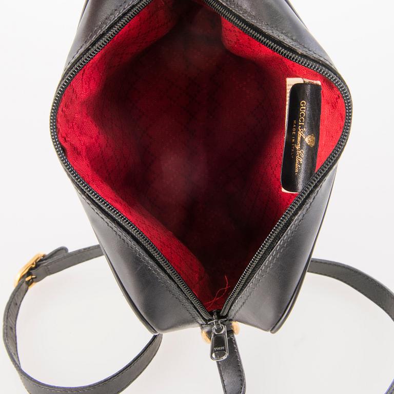 GUCCI, KLÄDÖVERDRAG SAMT VÄSKA, 1980-tal.