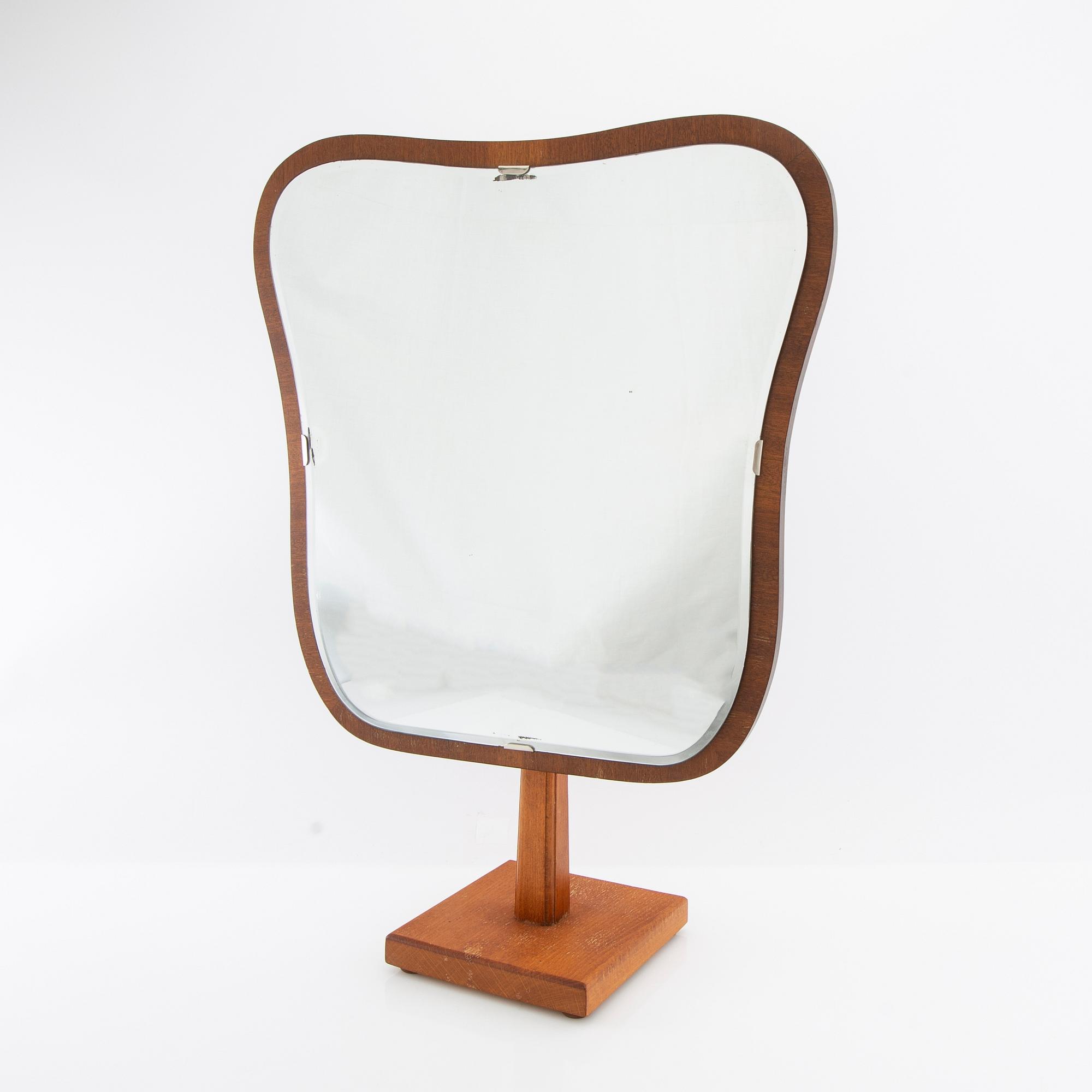 Table mirror, Swedish Modern Hovmantorp 1940s/50s.