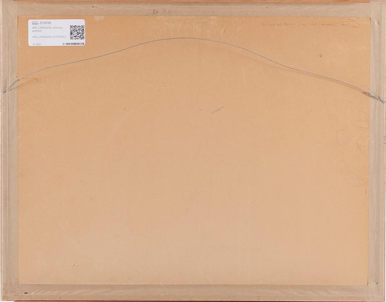 CARL LARSSON, etsning, signerad C.L.