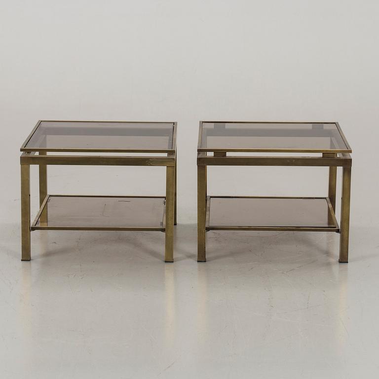 A PAIR OF SOFA/SIDE TABLES, second half of 20th century.