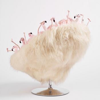 Alexis Verstraeten & Pauline Montironi, a "Miss Flamingo" armchair, ed. 14/30, AP Collection, Belgium 2017.