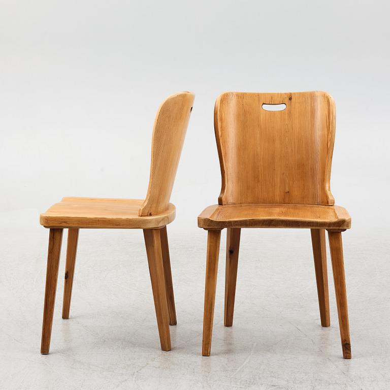 AB ÅBY Möbelfabrik, stolar 6 st, Sportstugemöbler, 1940-50-tal.