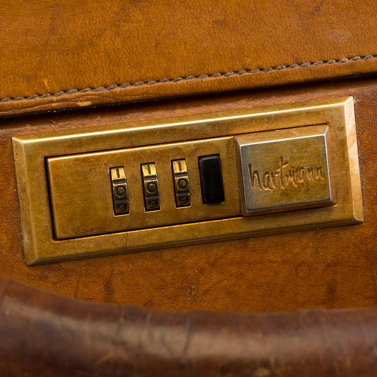 A leather brifcase, Hartman.