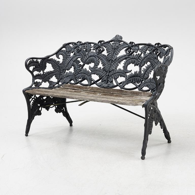 A garden sofa, Bolinders verkstäder and a table, Göteborgs mekaniska werkstad, first half of the 20th Century.