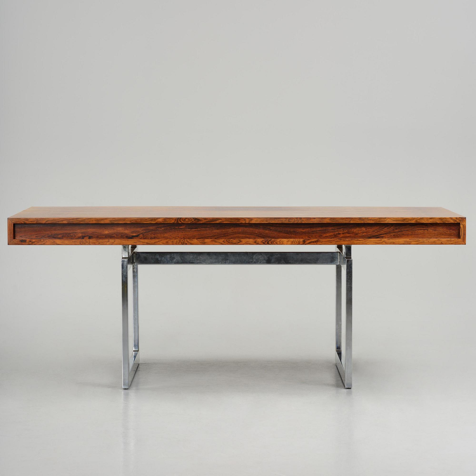 A rosewood office set, Echo, Switzerland, 1970s-80s.