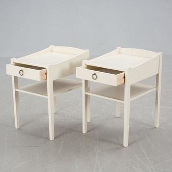 SÄNGBORD, ett par, 1900-talets andra hälft.