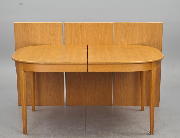 MATSALSMÖBLEMANG, 9 delar.  "Calmare Nyckel", Carl Malmsten för Bodafors.