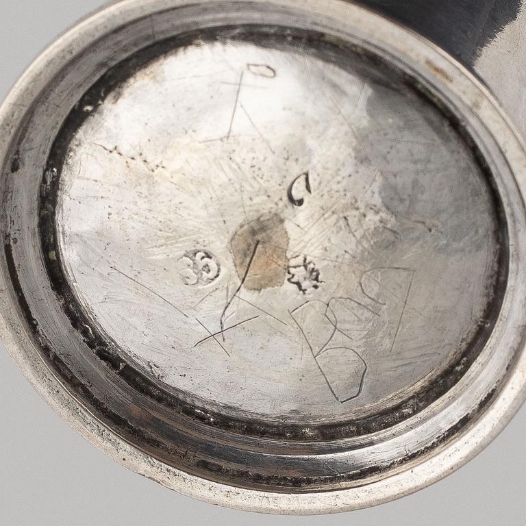 A Swedish Parcel-Gilt Silver Beaker, mark of Gustaf Stafhell, Stockholm 1732.