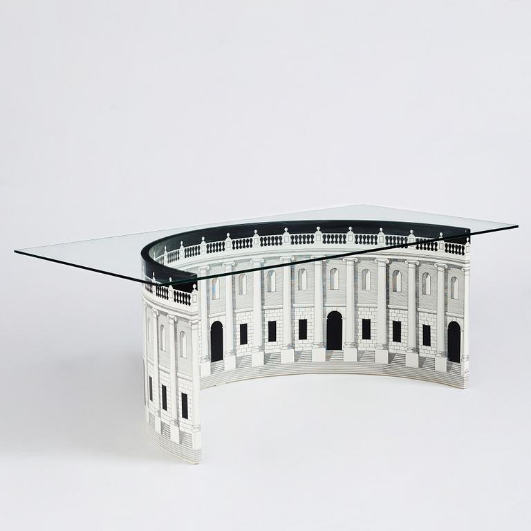 Piero Fornasetti, soffbord, "Architettura", Fornasetti, Milano, Italien 2008.