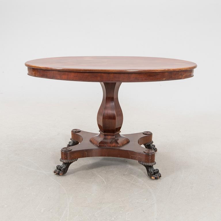 A mid 1800s late Empire mahogany table.