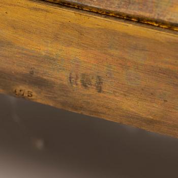 Table pendulum clock, Empire style, late 19th century.