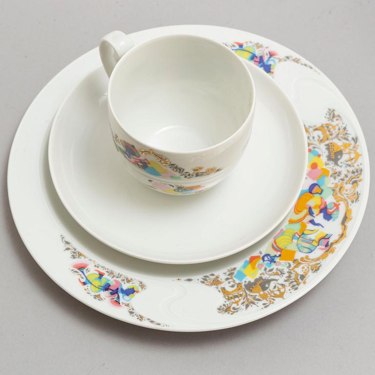 BJÖRN WIINBLAD, a part 'Studio-line' coffee porcelain service, from Rosenthal (33 pieces).