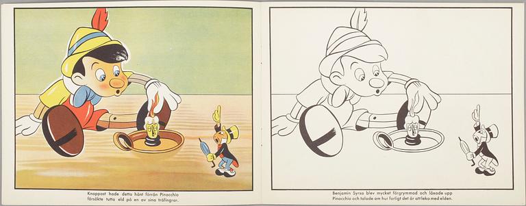SERIETIDNINGAR, 3 st, bla Kalle Anka & Co, nr 5, 1949.