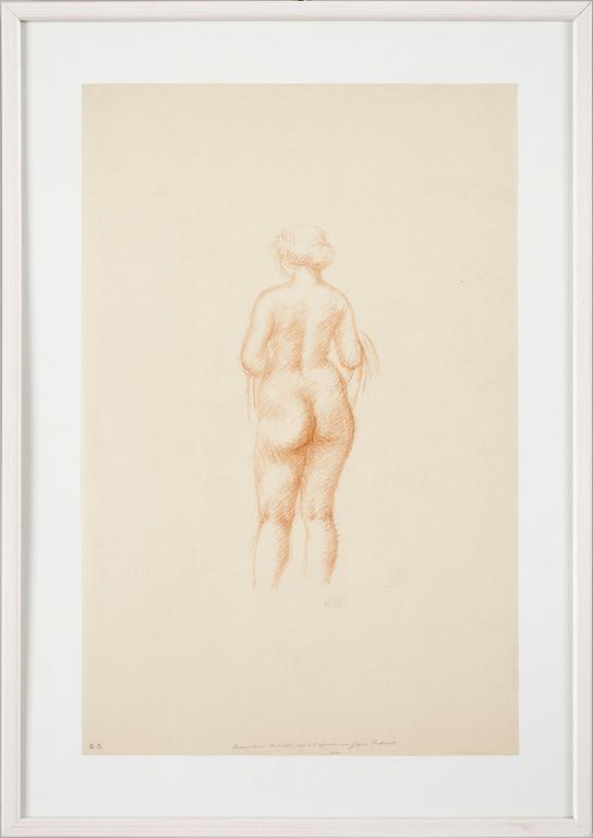 ARISTIDE MAILLOL, originallitografi, sign.