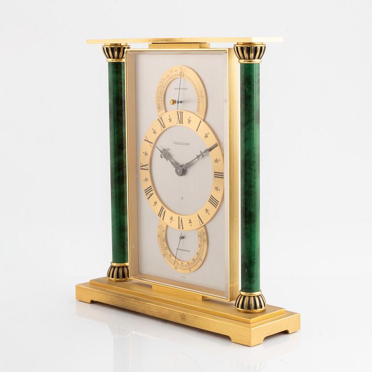 Jaeger-LeCoultre, bordsur, "Thermometer/Barometer", 21 x 6 x 23 cm.