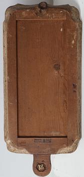 SPEGELLAMPETTER, för ett ljus, ett par, av Johan Åkerblad 1775 (mästare i Stockholm i 1758-1799), rokoko.