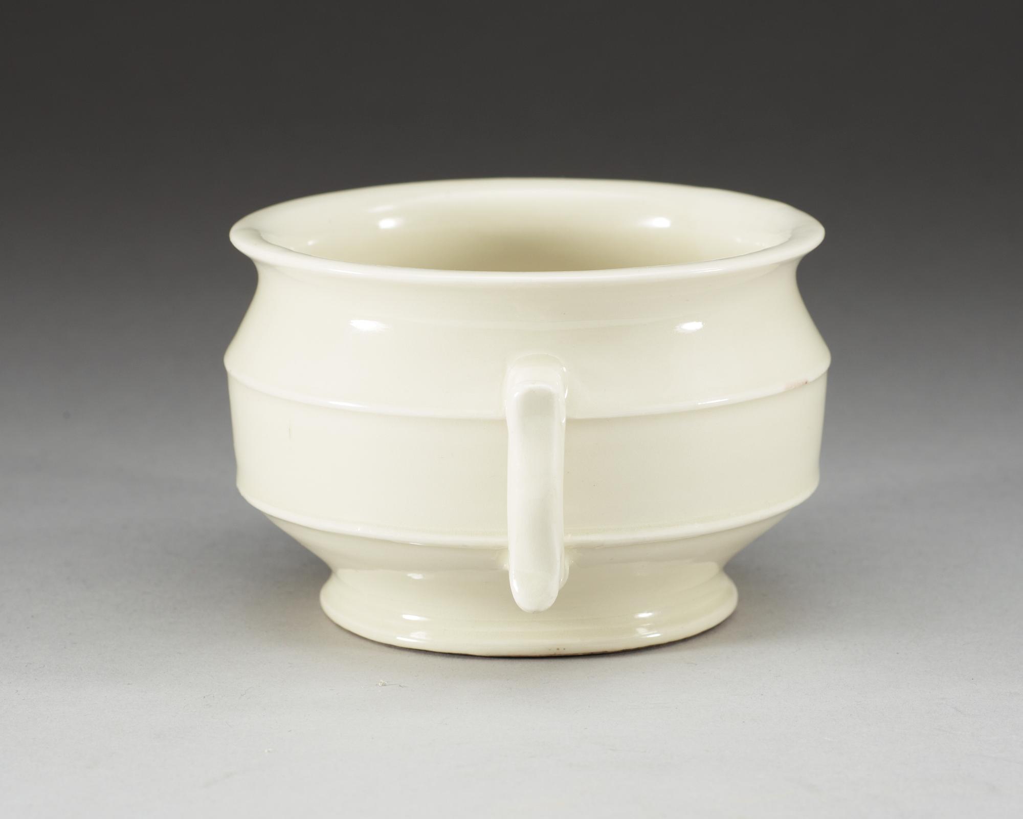 A blanc de chine censer, Qing dynasty.