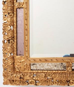 A north European Baroque mirror, first part of the 18th century.