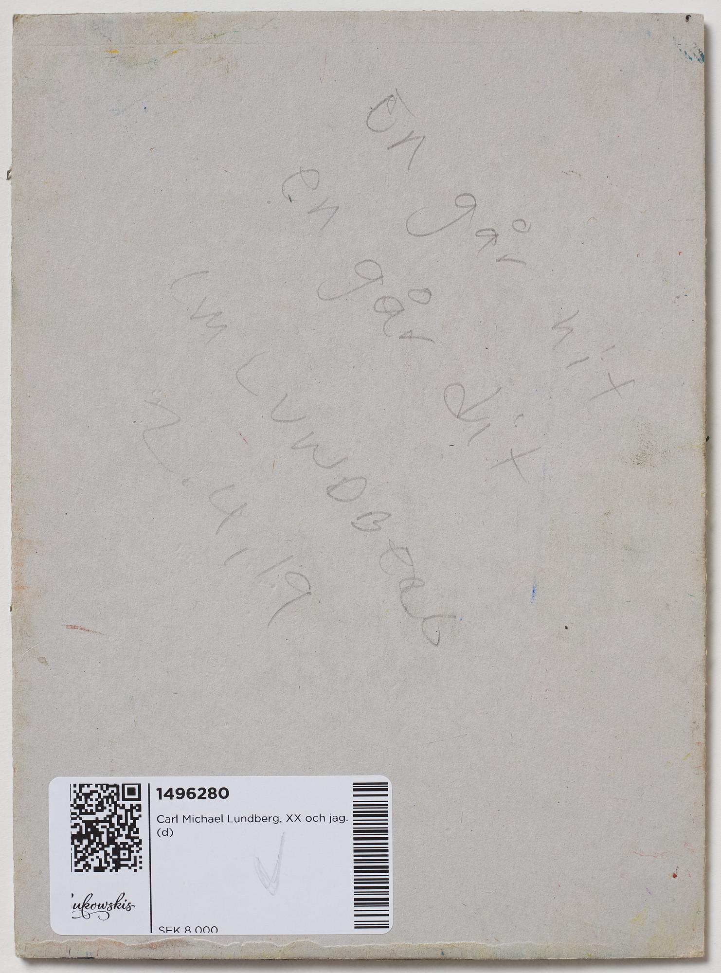 Carl Michael Lundberg, "En går hit en går dit".