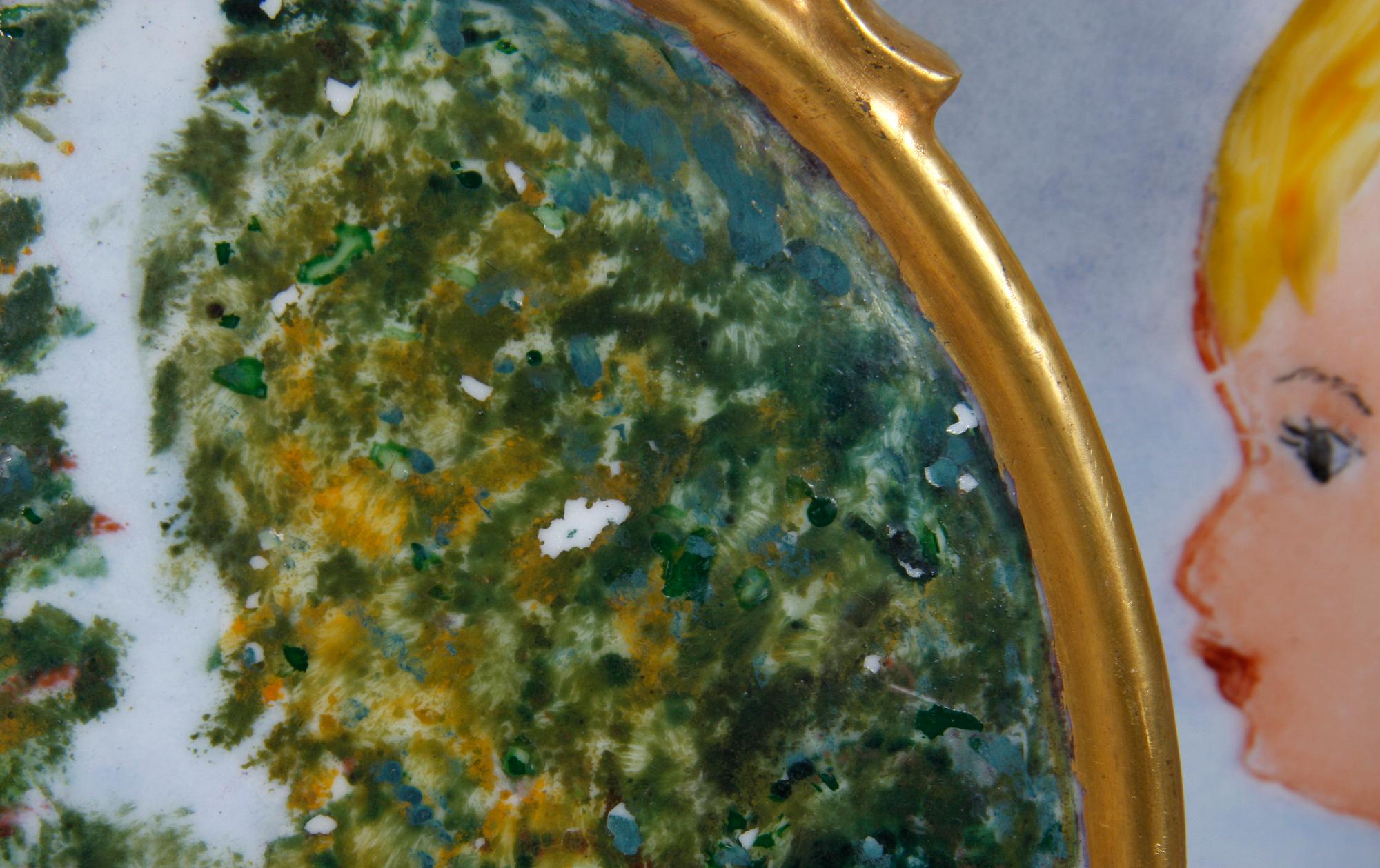 PARTI PORSLIN, 5 delar, bl a B & G samt Kongl Dansk.