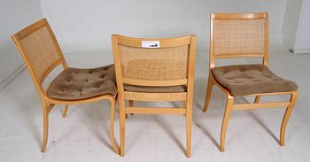 STOLAR, 6 st. "Kerstin",  Bruno Mathsson, formgiven 1979.