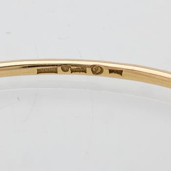 Johan Jobring, Stelt armband 18K guld, Halmstad 2023.